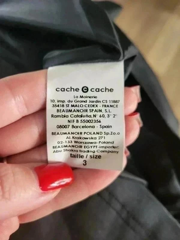 Trench negro Cache Cache – photo 3